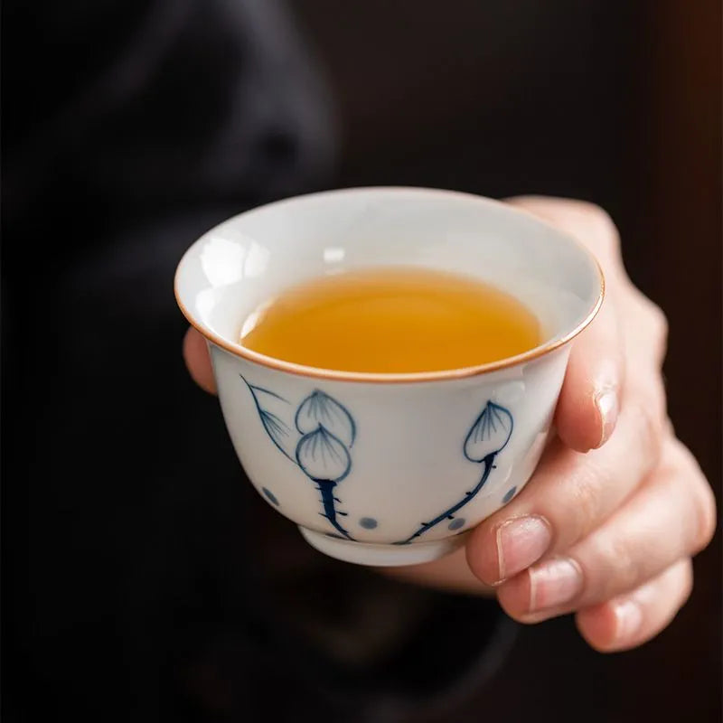 Set de Té de Viaje con Estuche - Diseños de Loto🪷, Bambú🎋 y Caqui🍅