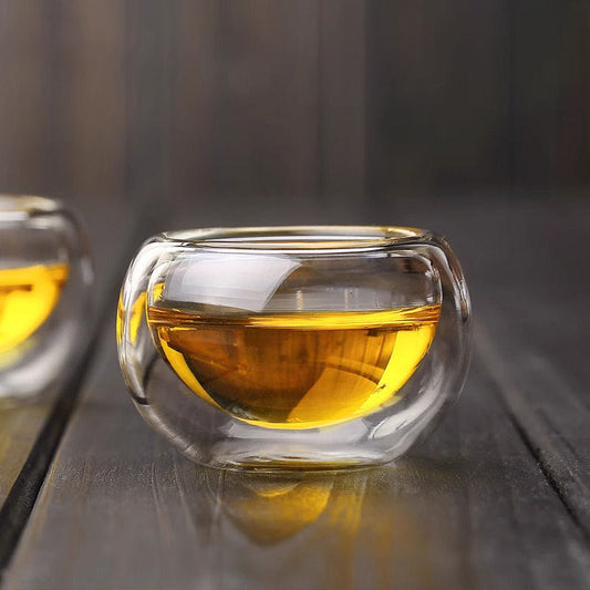 Taza de Vidrio Doble Fondo - 50ml