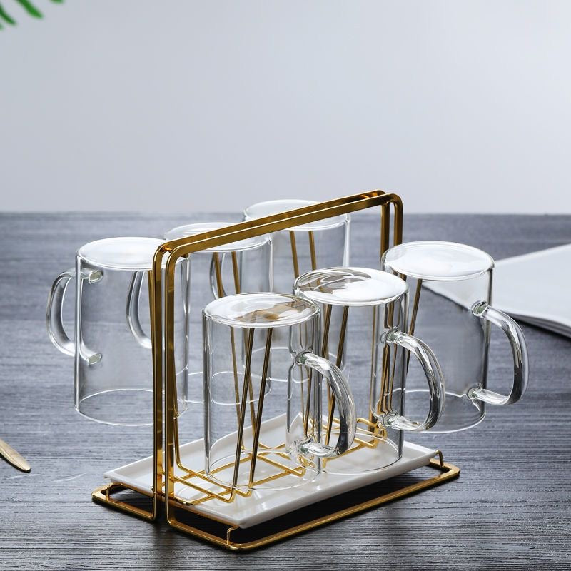 Set de Tazas de Vidrio - Capacidades Variadas