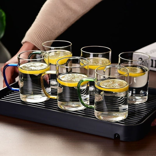 Set de Tazas de Vidrio - Capacidades Variadas