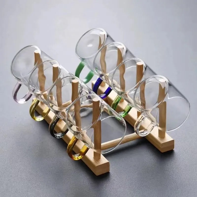 Juego de Tazas de Vidrio 120ml - Varias Colores