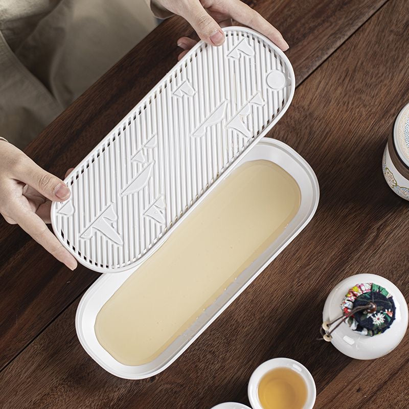 Set de Té Portátil de Porcelana con Estuche Elegante