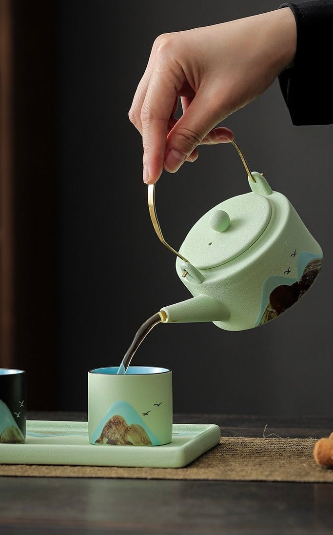 Set de Té de Montaña - 4 Variantes de Color