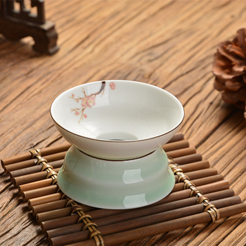 Filtro de Té de Cerámica con Motivos Naturales