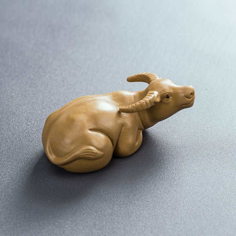 Mascota de té Búfalo en Cerámica